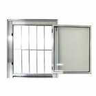 Porta Social Alumínio Brilhante 2.10 X 0.90 Linha 25 Lado:dir