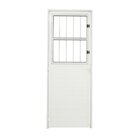 Porta Social Lambril Alumínio 2,10 X 80 Branco Hale Esquadria