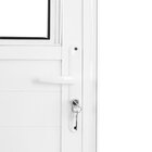 Porta Social Lambril Alumínio 2,10 X 90 Lado Direito Branco B