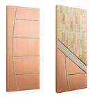 Porta Sólida Friso 09 Hdf Pinus - 2.10m X 0.72m