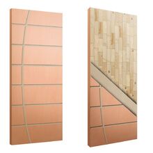 Porta Sólida Friso 14 Hdf Pinus - 2.10m X 0.82m