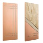 Porta Sólida Friso 15 Hdf Pinus - 2.10m X 1.02m