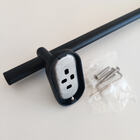 Porta Suporte Toalha Banheiro Toalheiro De Parede 60cm Oval P