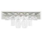 Porta Taças Com 06 Compartimentos Em Mdf Branco