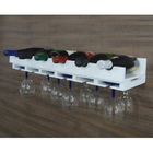 Porta Taças E Prateleira Adega New Vinhos E Garrafas Branco L