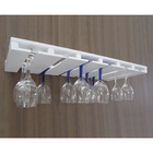 Porta Taças Reto Suporte Decorativo Para Adegas Bar Branco La