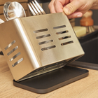 Porta Talher Aço Inox Kitchen Delinia