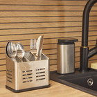 Porta Talher Aço Inox Kitchen Delinia