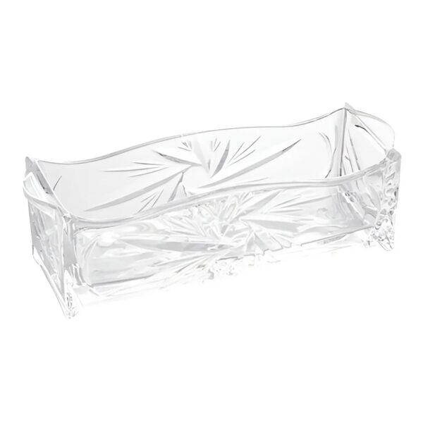 Porta Talher De Cristal Dublin 27 X 8 X 9 Cm | Casa Del Grande