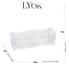 Porta Talher De Cristal Prima Lyor