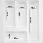 Porta Talher/organizador De Gaveta Até 41x48cm Og-13