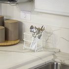 Porta Talheres Branco de Aço Eco Design Arthi