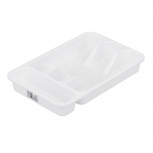 Porta Talheres de Gaveta 21x33cm Plástico Branco Nitron