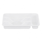 Porta Talheres de Gaveta 21x33cm Plástico Branco Nitron