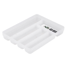 Porta Talheres de Gaveta Plástico Natural Logic OU