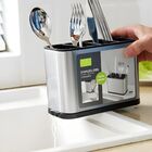 Porta Talheres Em Aço Inoxidável