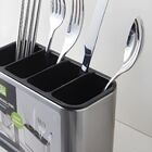 Porta Talheres Em Aço Inoxidável