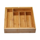 Porta Talheres Horizontal Extensível Eco Mimo Style Bambu