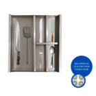 Porta Talheres Inox Gaveta Organizador Cozinha Mod.3700