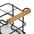 Porta Talheres Preto Aço Arthi Eco Design