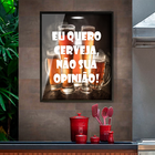 Porta Tampa/rolha Madeira E Vidro  30x40 Preto C503 - C10