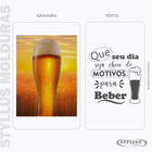 Porta Tampa/rolha Madeira E Vidro  30x40 Preto C504 - C14