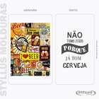 Porta Tampa/rolha Madeira E Vidro  30x40 Preto C505 - C11