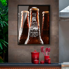 Porta Tampa/rolha Madeira E Vidro  30x40 Preto C507 - C15