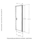 Porta Tauari Batente Misto 14 Puxador Barra Chata 60cm X 82cm