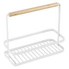 Porta Tempero 22,4x10,4x19,4cm Metalla Branco Yoi