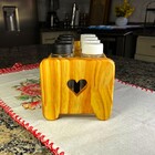 Porta Tempero - BASTEI com 8 Potes vidro 100Ml, Tampas Dosado