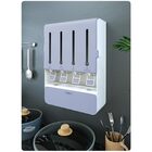 Porta Tempero Condimento 4 Compartimentos Cozinha Oleo Molho