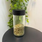 Porta Tempero/condimentos Vidro Bancada Com Suporte Giratório