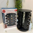 Porta Tempero/condimentos Vidro Bancada Com Suporte Giratório