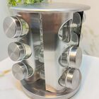 Porta Tempero/condimentos Vidro Bancada Com Suporte Giratório