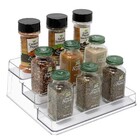 Porta Tempero Em Acrílico Com 3 Degraus
