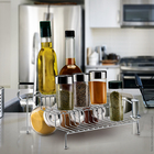 Porta Tempero Metal Cromado Delinia