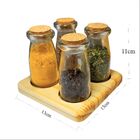 Porta Tempero - POMPÉIA 4 Potes Leiteira/Garrafinha 110Ml com