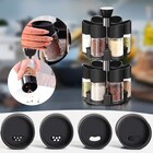 Porta Temperos 12 Peças Condimentos Cozinha Suporte Giratorio