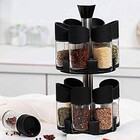 Porta Temperos 12 Peças Condimentos Cozinha Suporte Giratorio