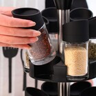 Porta Temperos 12 Peças Condimentos Cozinha Suporte Giratorio