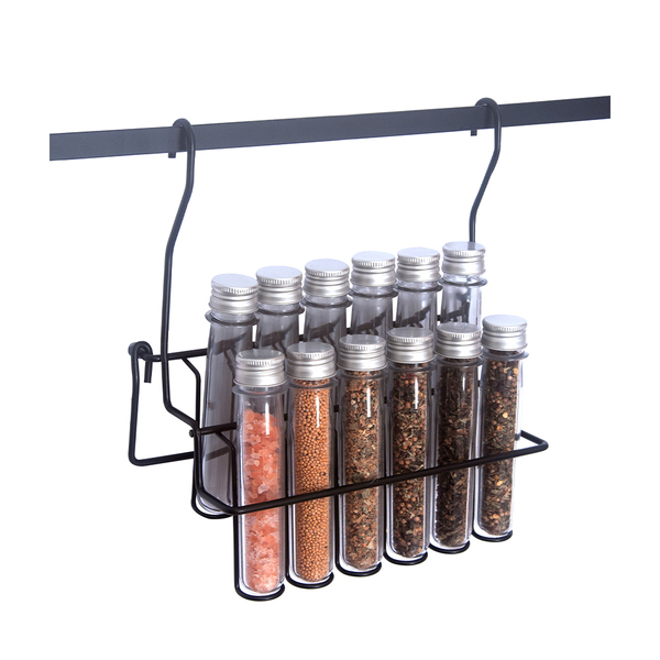 Porta Temperos C 12 Tubos Pet Pt C Trava Apoio 265x275x125mm