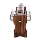 Porta Temperos Condimentos 10 Potes Tipo Baleiro Madeira - Wp