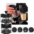 Porta Temperos Condimentos 12 Peças Suporte Giratorio Cozinh