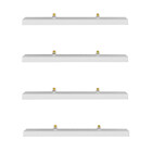 Porta Temperos Condimentos Organizador Cozinha Moderna 4 Pçs