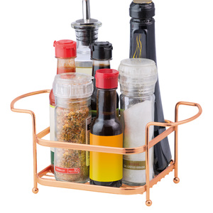 Porte-condiments En Métal Argenté – Panier De Service Vintage (occasion)
