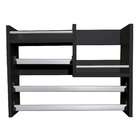 Porta Temperos E Condimentos De Parede C/ Suportes Mdp Preto