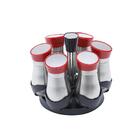 Porta-temperos Em Inox E Vidro Bon Gourmet Bounce 6 Peças