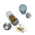 Porta Temperos Giratório Em Inox - Com 12 Potes