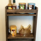 Porta Temperos Madeira Rústica